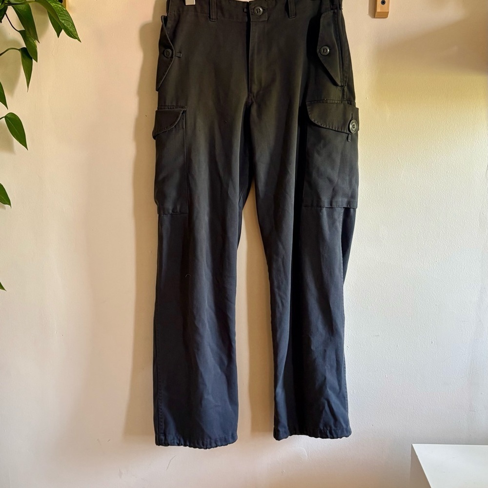 Grey Authentic Army Utility Cargo Pants – Y2K Military Workwear (Fits Small) - Picture 5 of 7